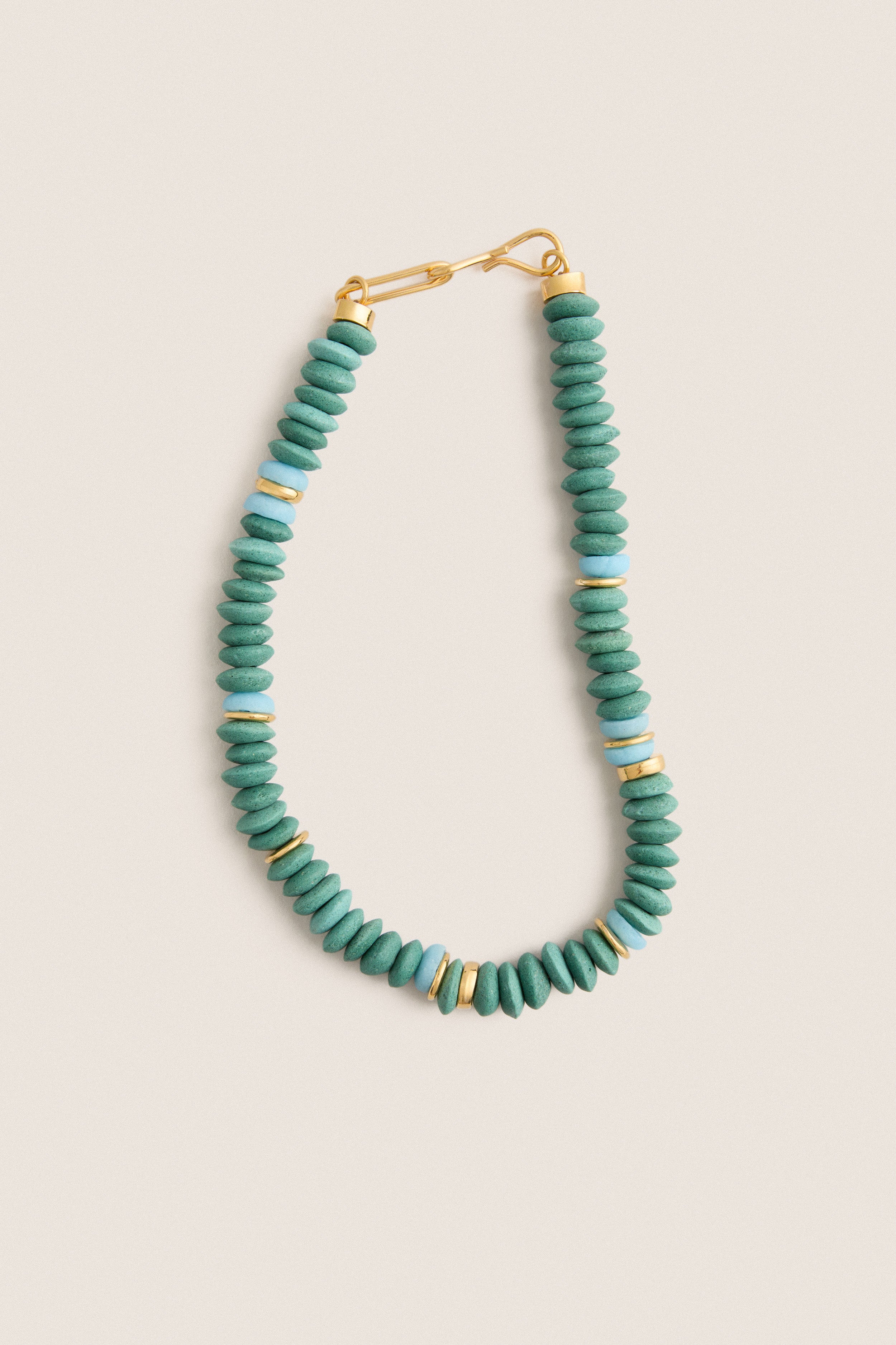 Tuckernuck x Lizzie Fortunato Stone Green Laguna Necklace
