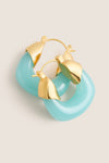 Tuckernuck x Lizzie Fortunato Amazonite Mini Organic Hoops