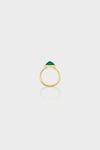 Green Onyx Mystic Eye Gem Ring