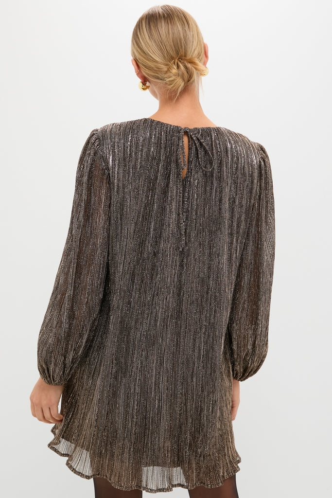 Gold Locke Mini Dress