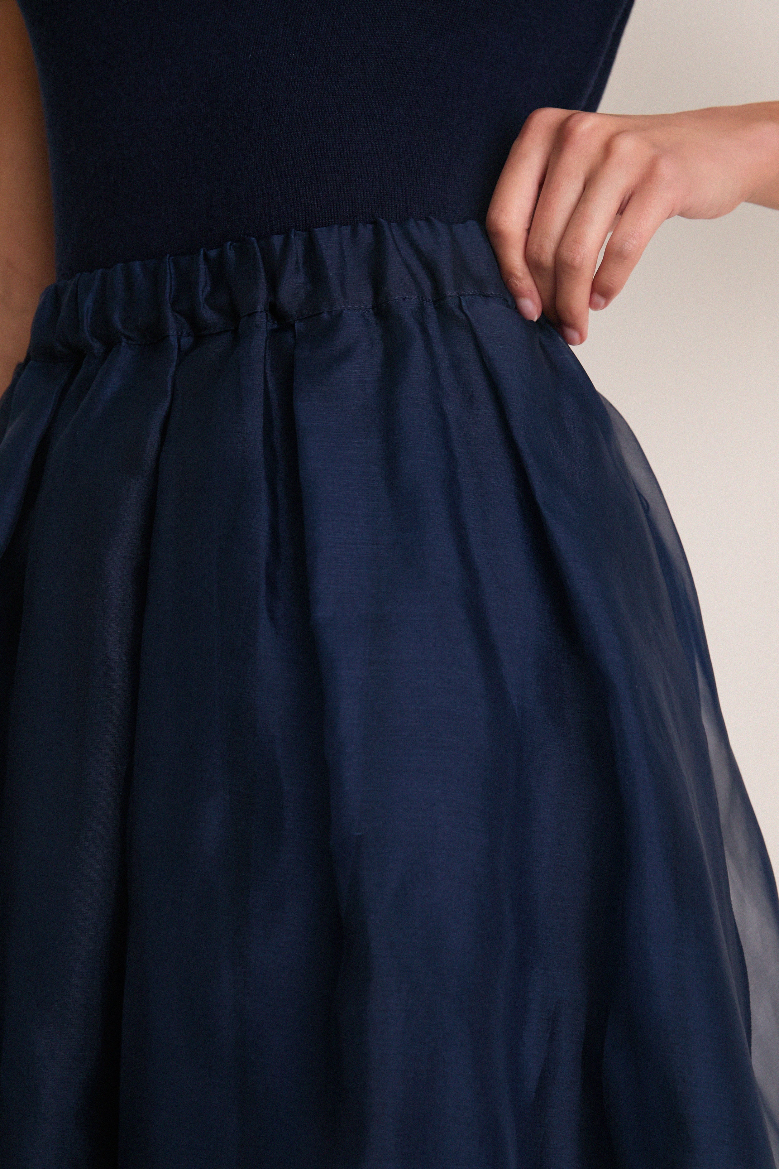 Navy Visino Skirt