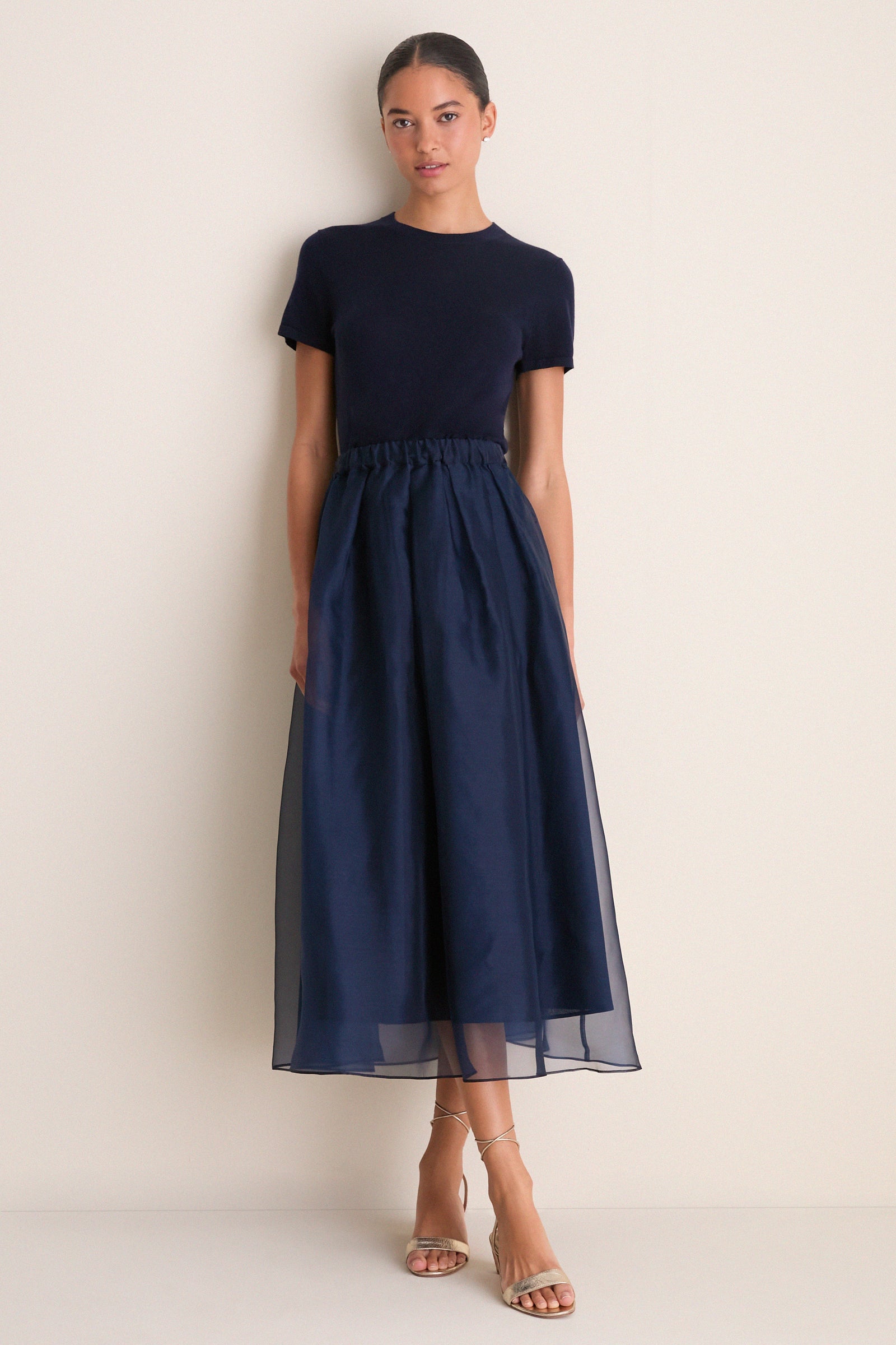 Navy Visino Skirt