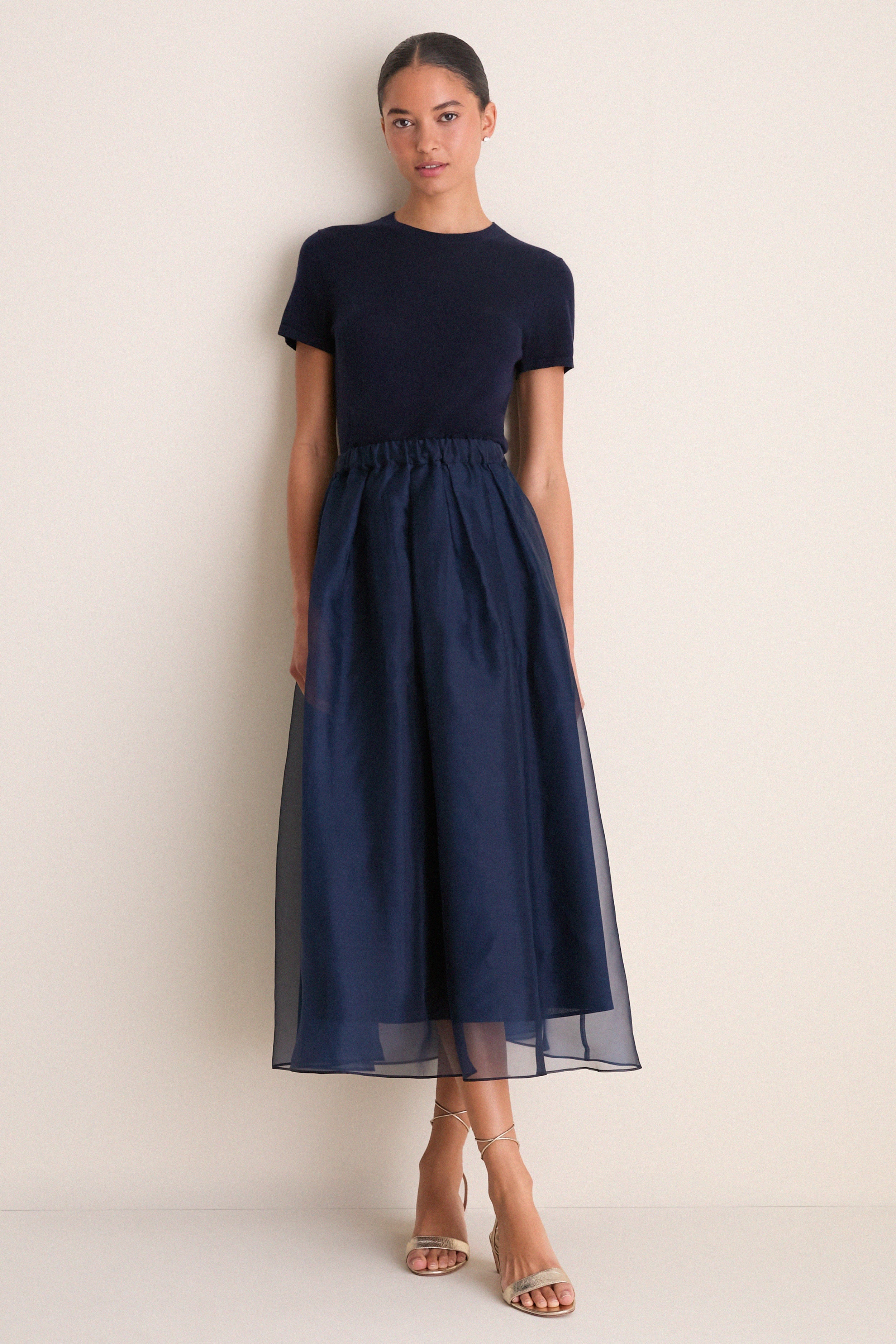 Navy Visino Skirt