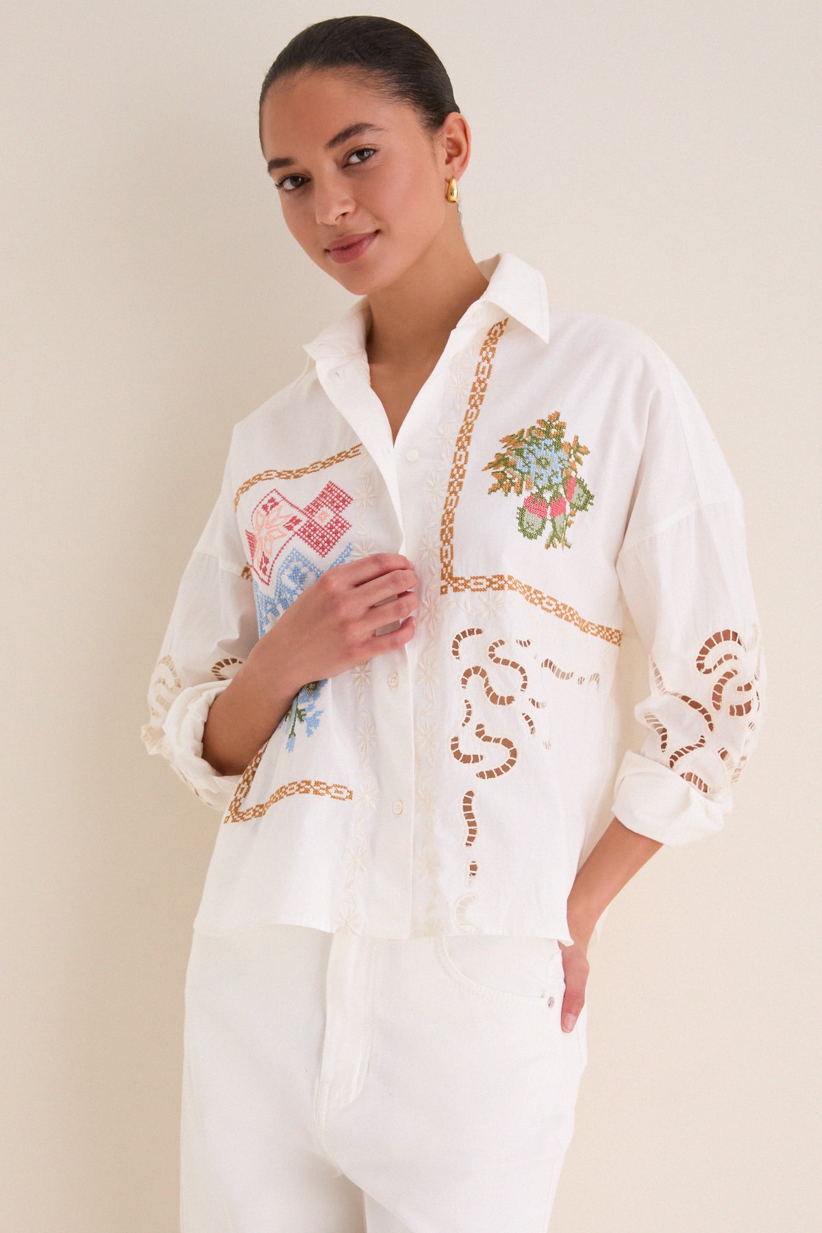 White Fonte Shirt