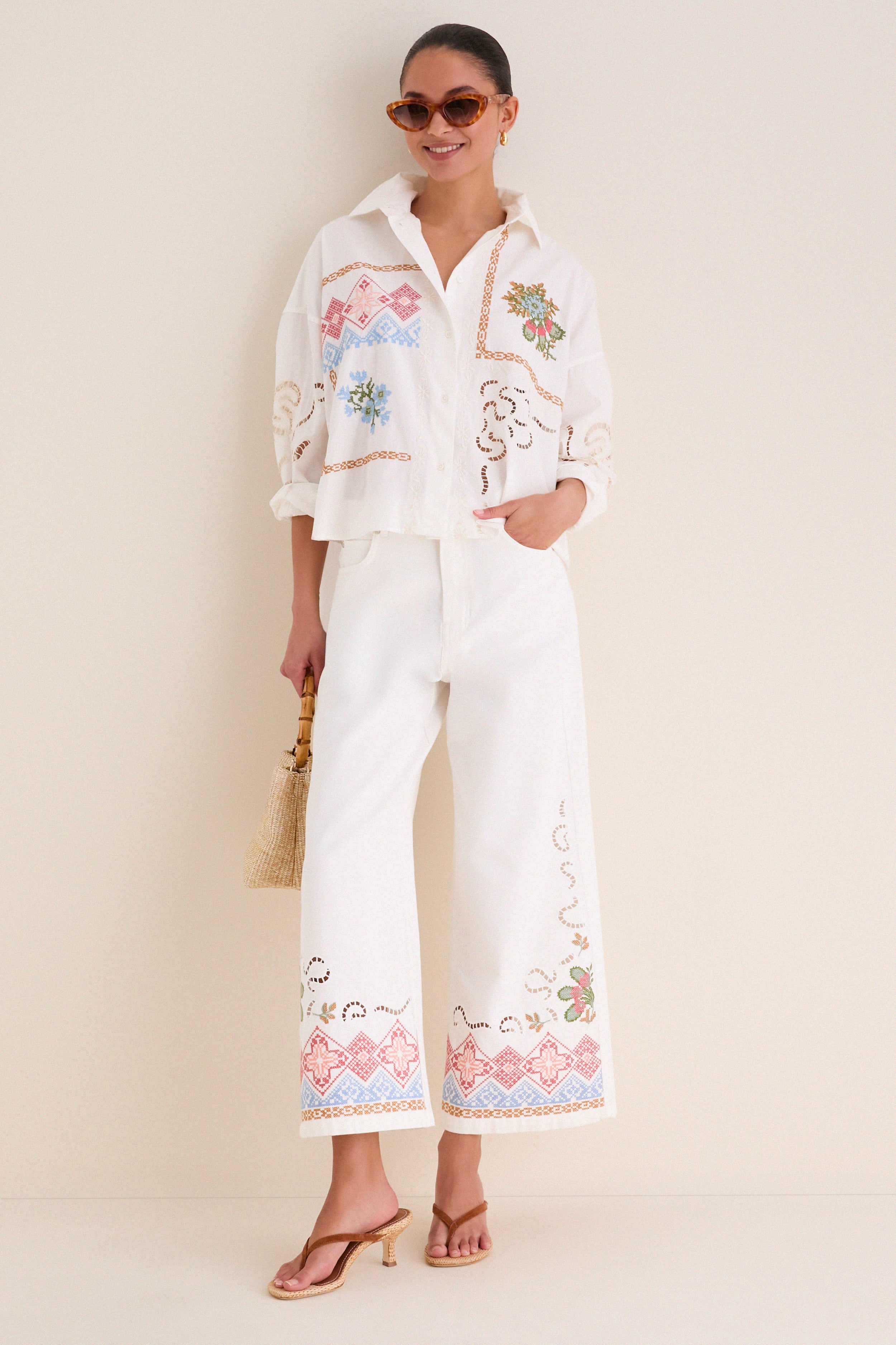 White Fonte Shirt | Weekend Max Mara