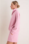 Rose Marl Hawley Half Zip Sweat