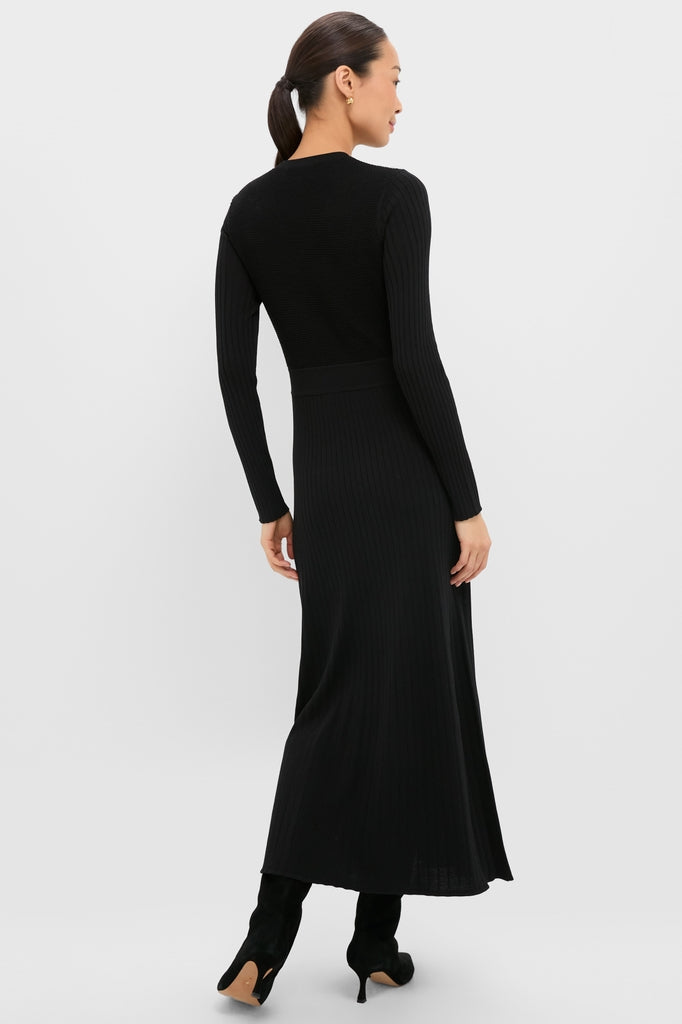 Pomander Place Black Knit Long Sleeve Ruby Dress Black / XXS Pomander Place Black Knit Long Sleeve Ruby Dress Black / XXS
