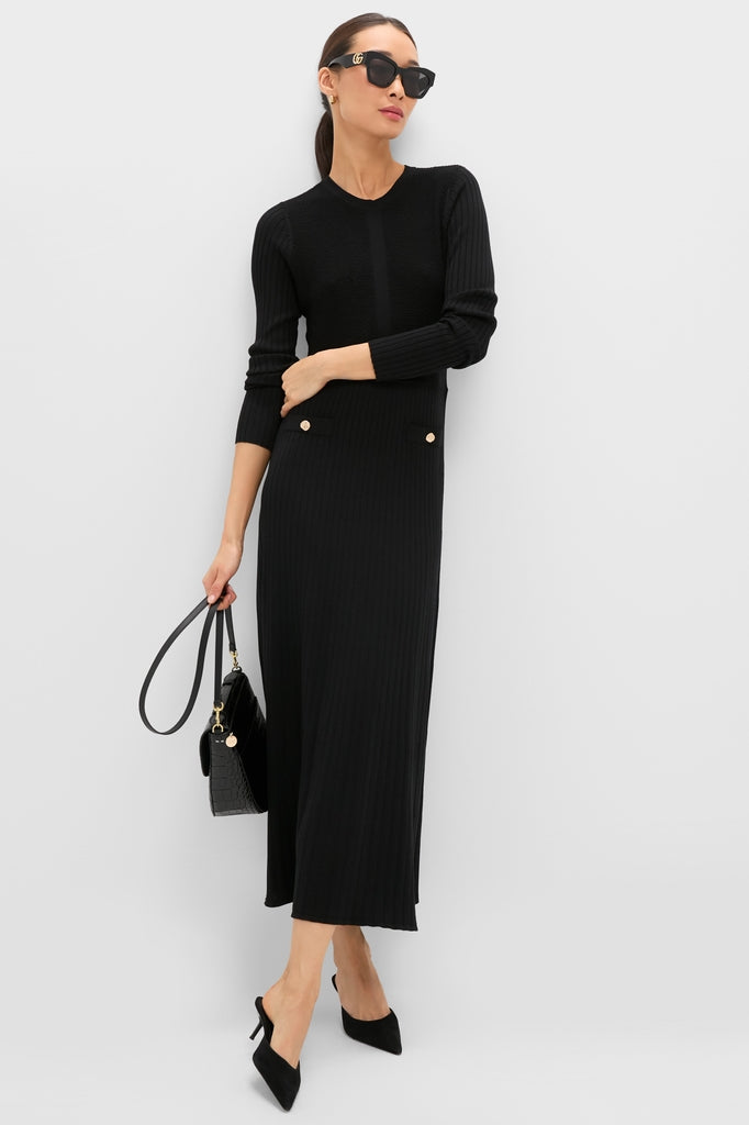 Black Knit Ruby Dress