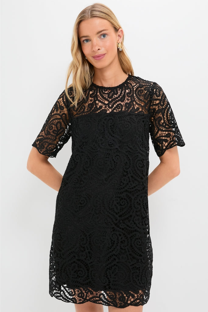 Black Lace Lucinda Dress | Pomander Place Black Lace Lucinda Dress | Pomander Place
