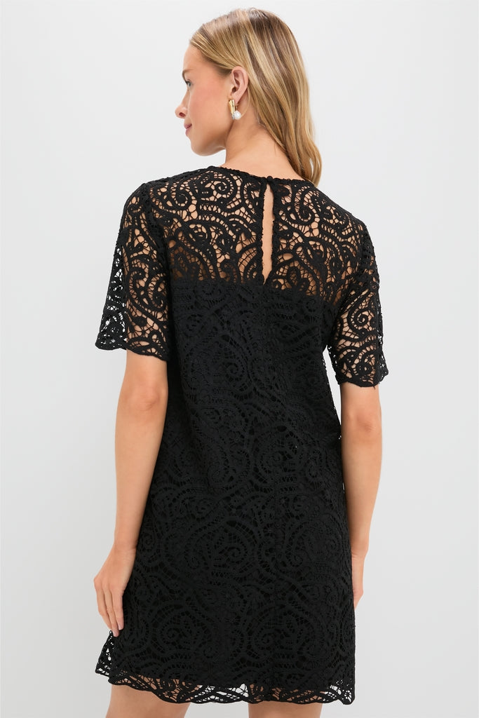 chinese dress ladies Mini Lace Dress – bebe main image 0