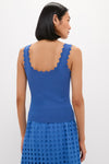 Cobalt Blue Ric Rac Compression Tank