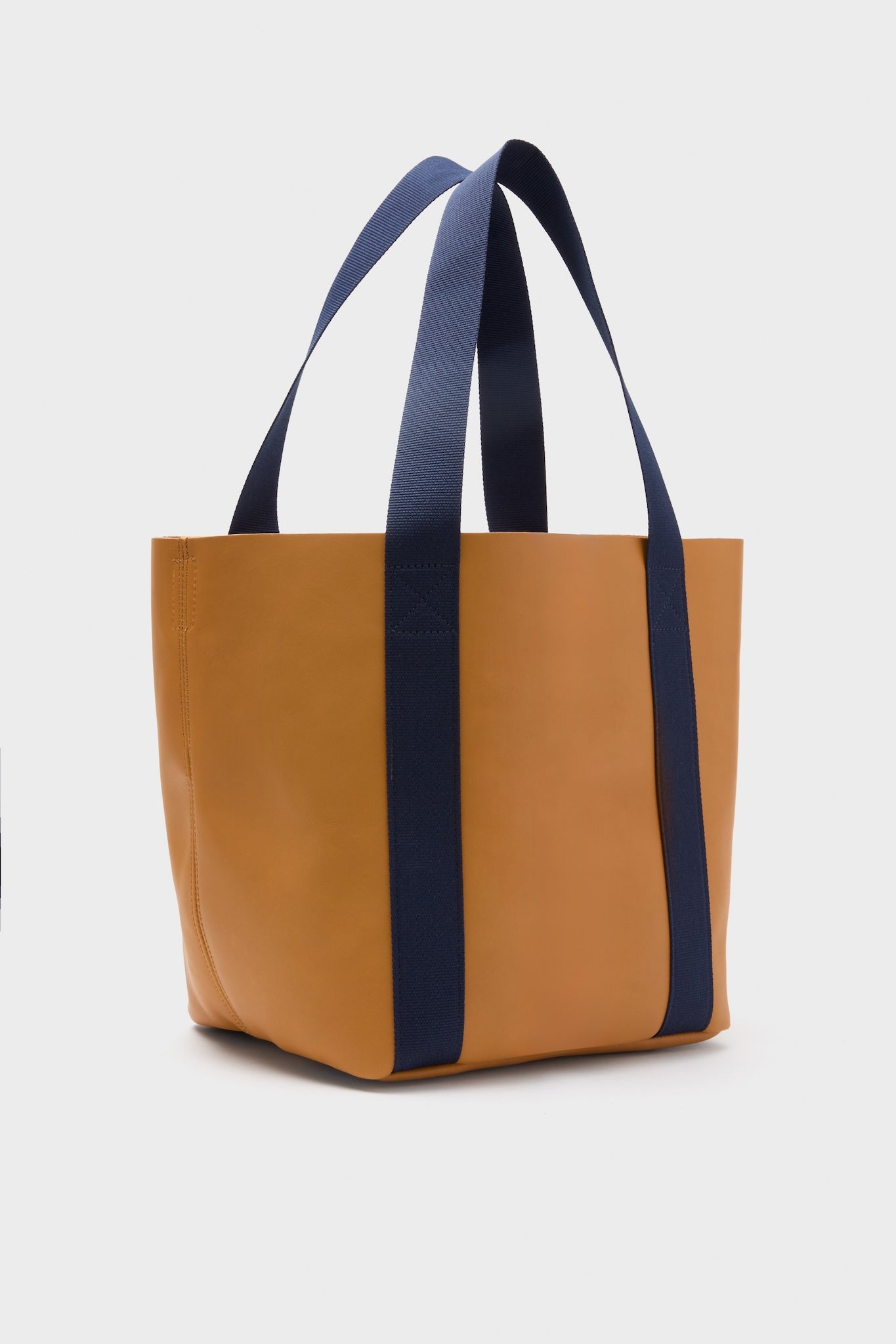 Tan Baby Daddy Tote with Red Monogram