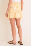 Honey Gingham Embroidered Sanibel Skirt