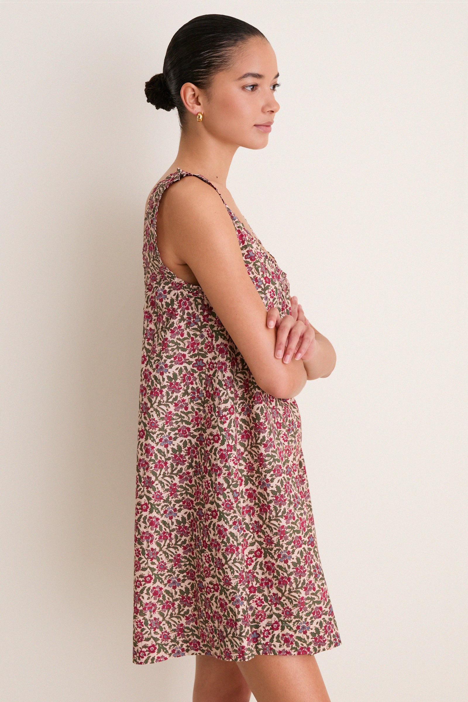 Framboise Floral Captiva Mini Dress