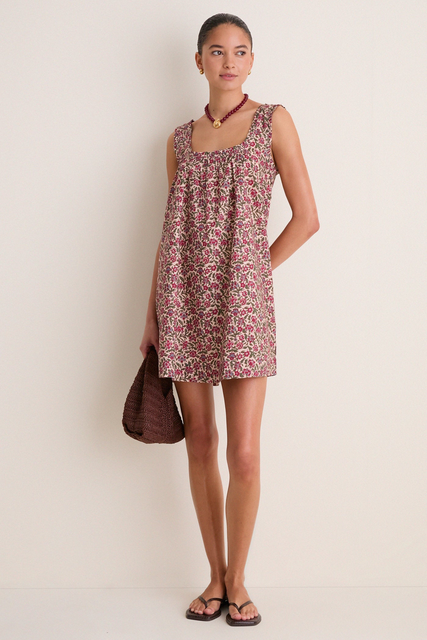 Framboise Floral Captiva Mini Dress
