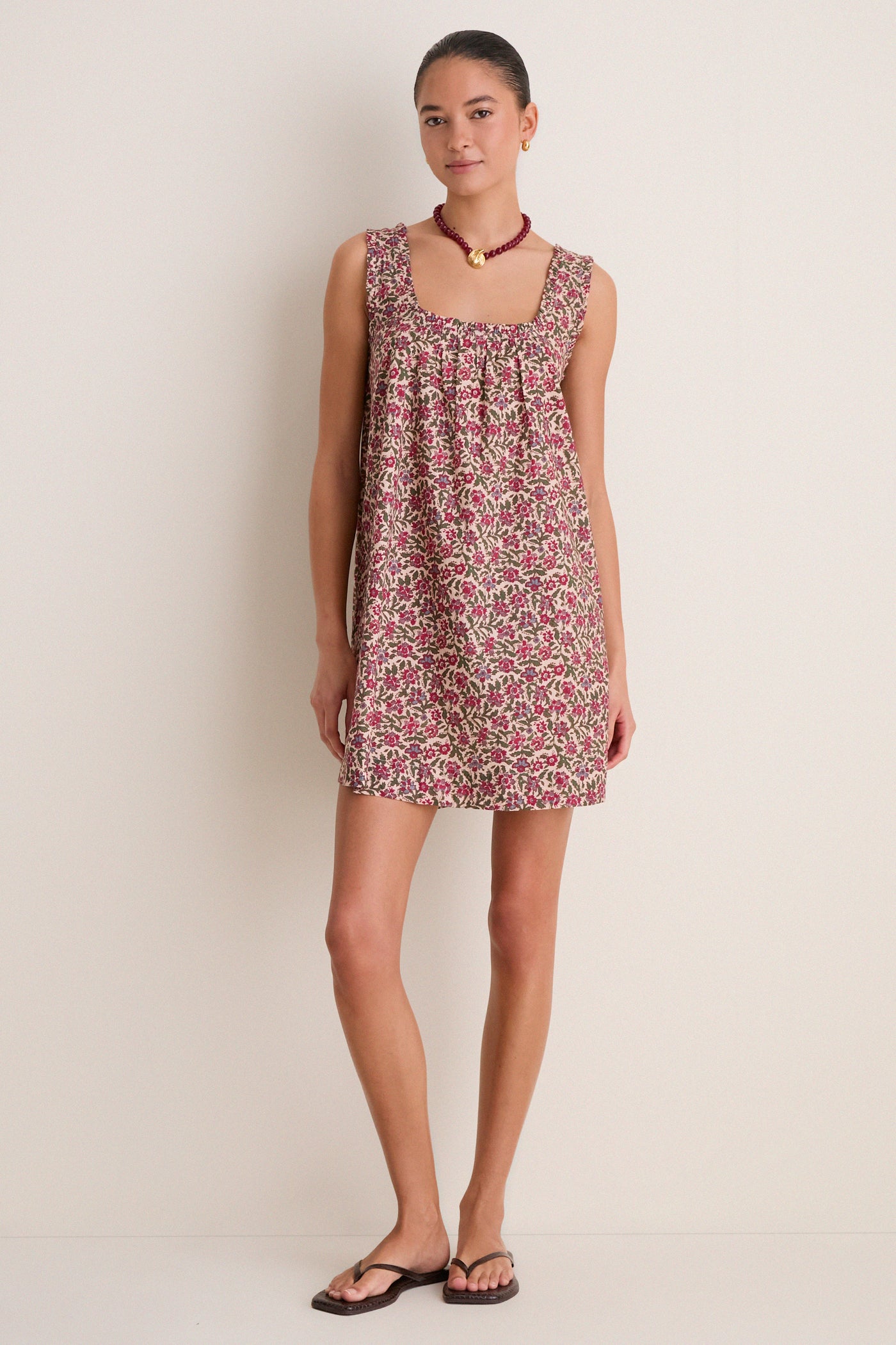 Framboise Floral Captiva Mini Dress