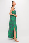 Emerald Jacquard Soleil Gown
