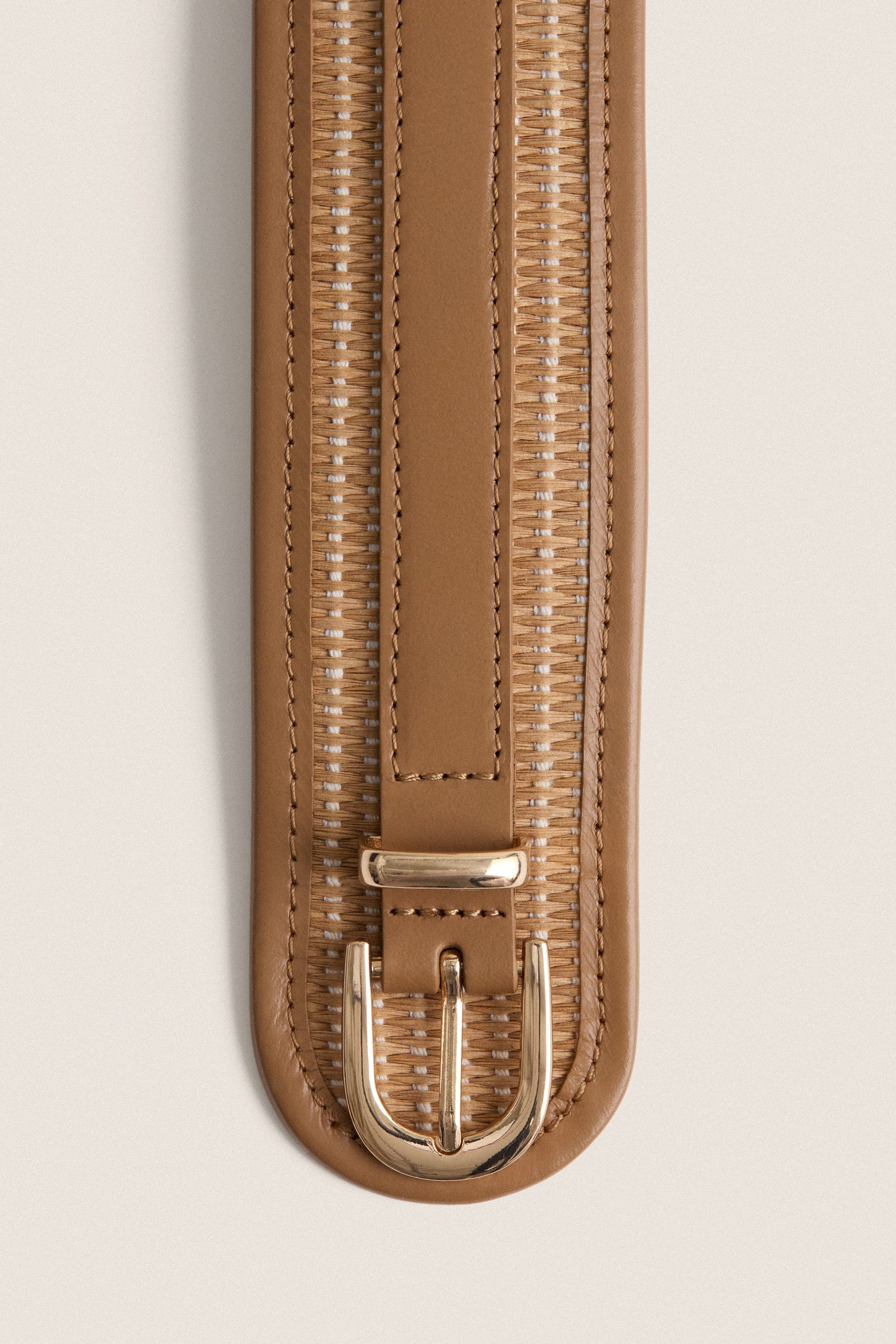 Natural Raffia Waist Belt