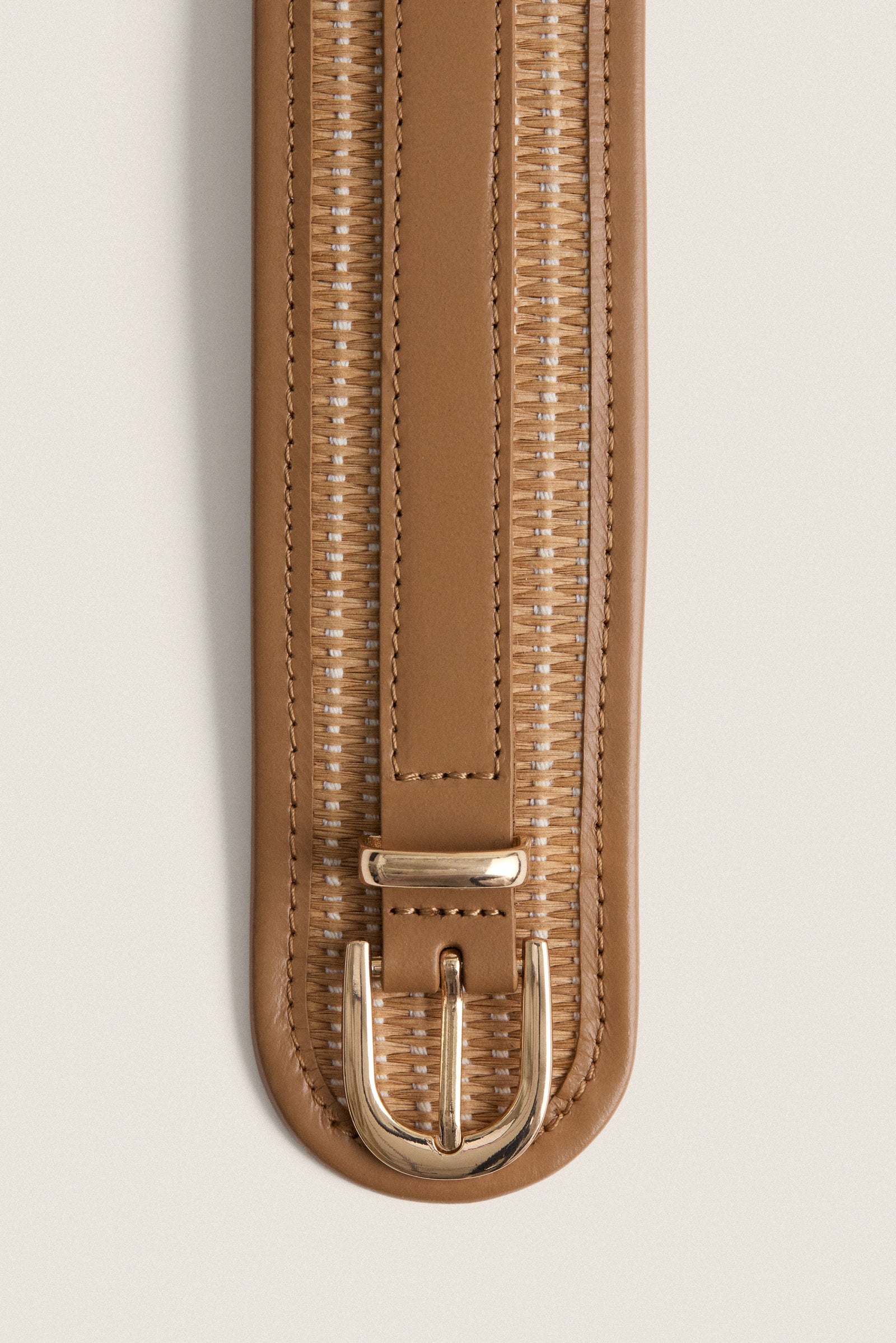 Natural Raffia Waist Belt