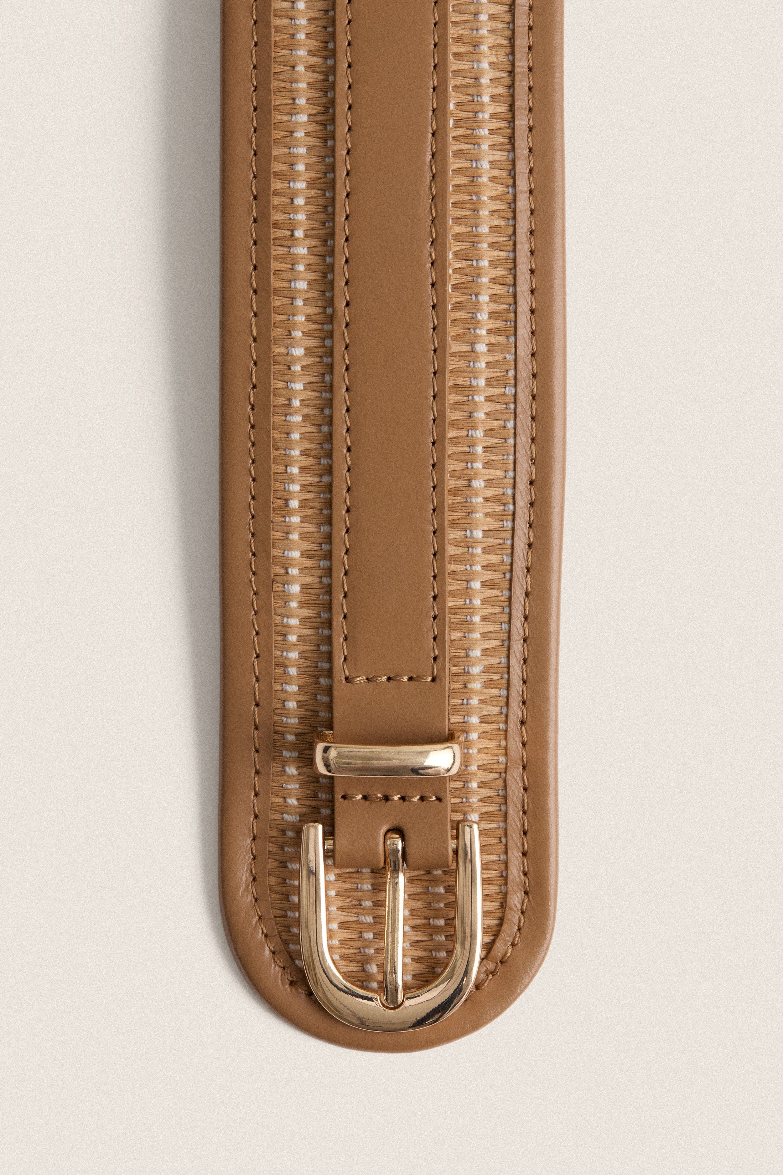 Natural Raffia Waist Belt