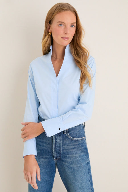 French Blue Bessette Button Down