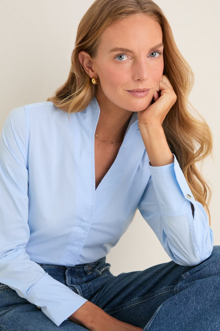 French Blue Bessette Button Down
