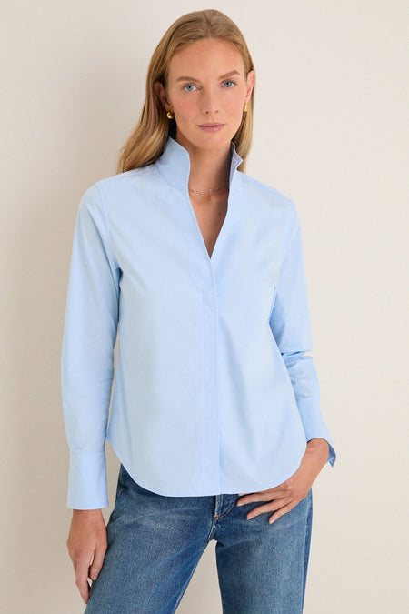 French Blue Bessette Button Down