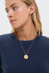 Navy Stone Washed Cotton Anne Crewneck Sweater