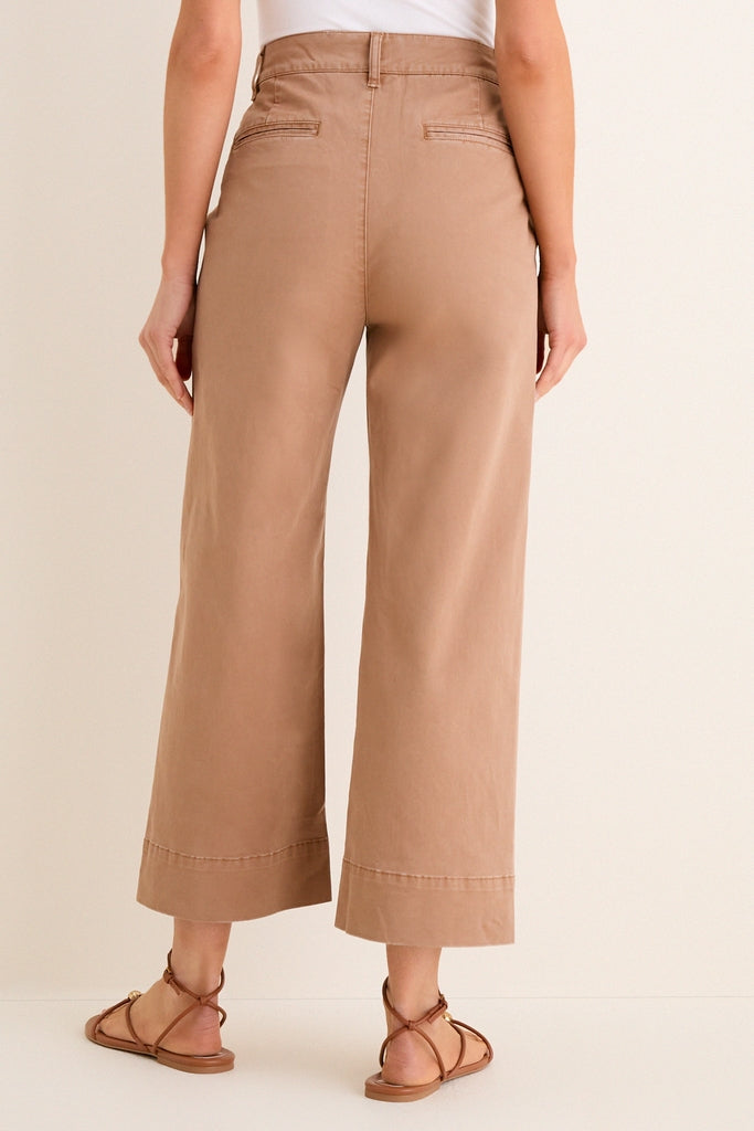 Truffle Brown Chino Wide Leg Davis Pants | Tuckernuck