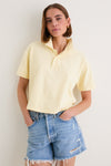 Yellow Pique Holmes Boyfriend Polo