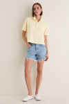 Yellow Pique Holmes Boyfriend Polo