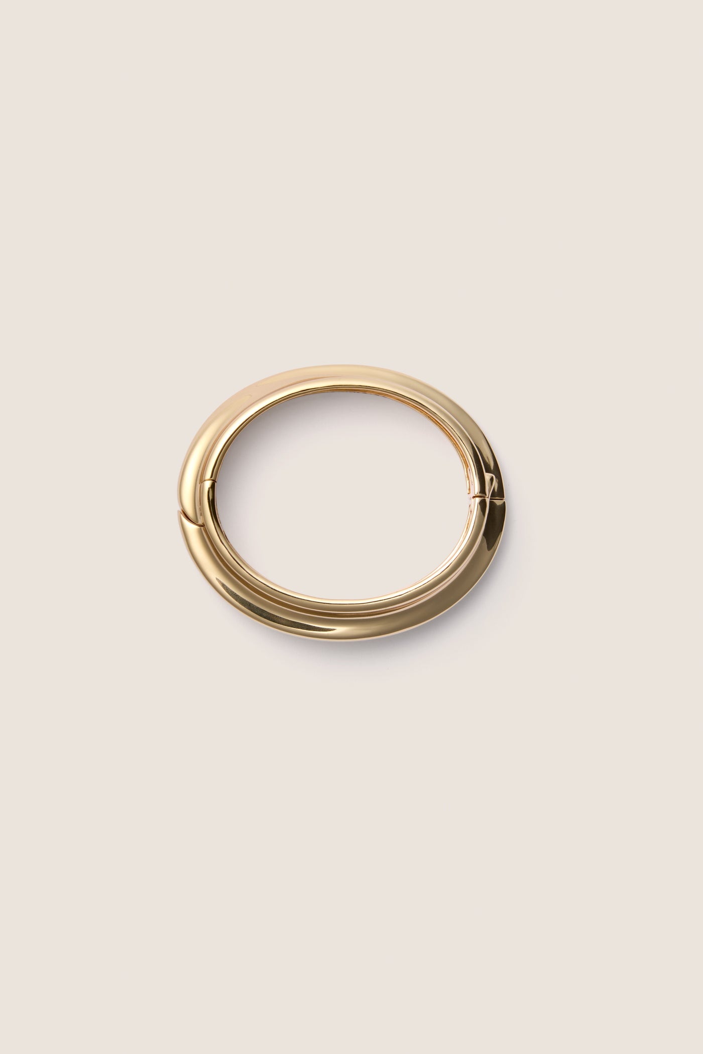 High Polish Gold Lennon Bangle