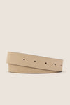 Espresso and Chantilly Suede Belt