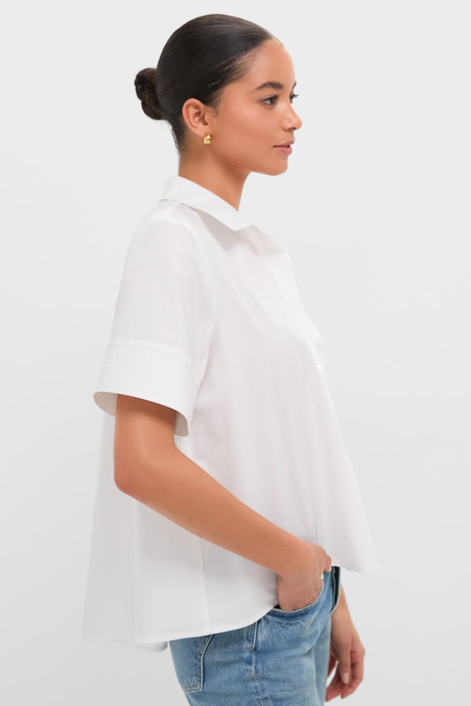 White Cotton Adams Shirt