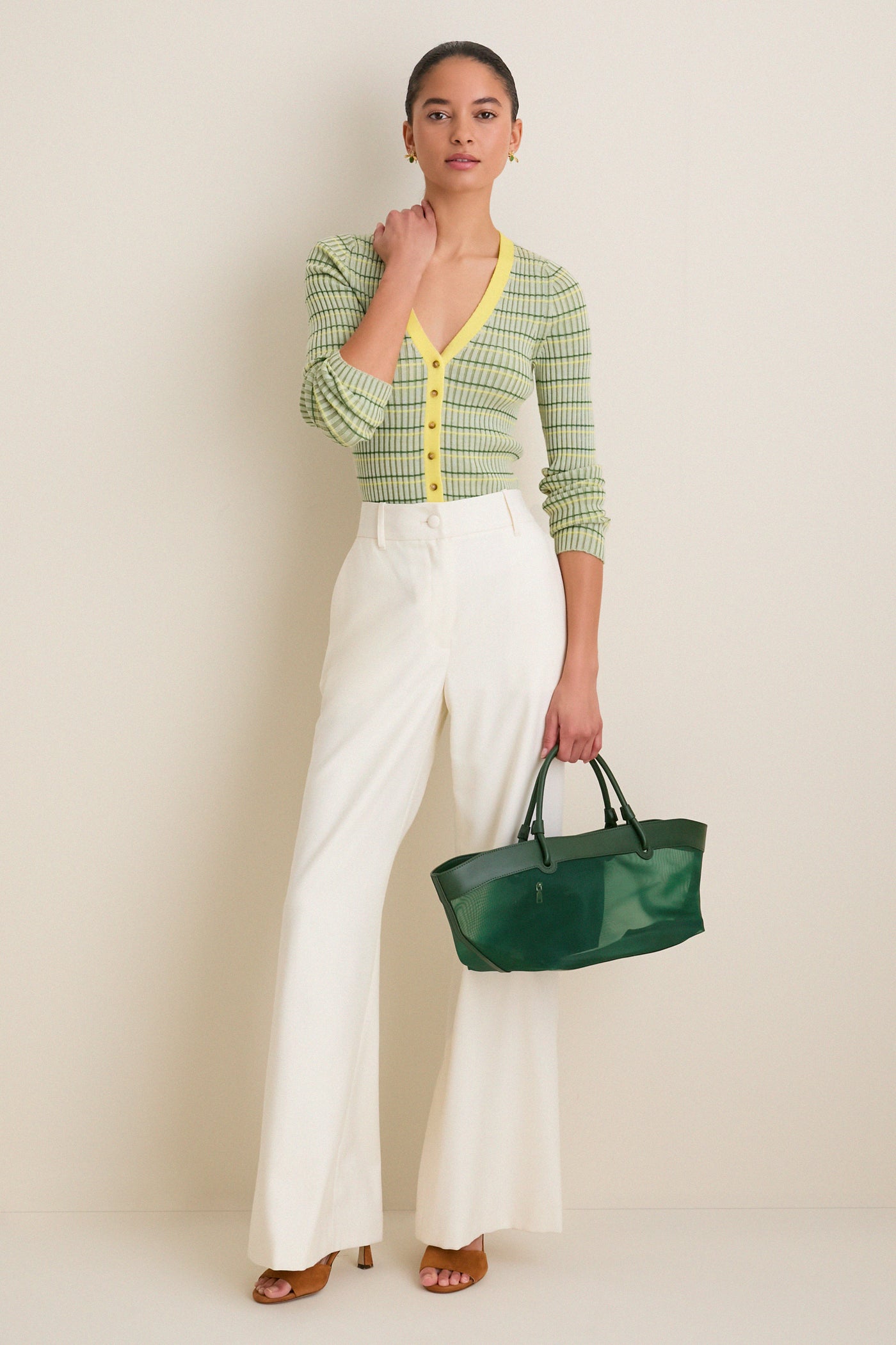 Green Mesh Brett Tote