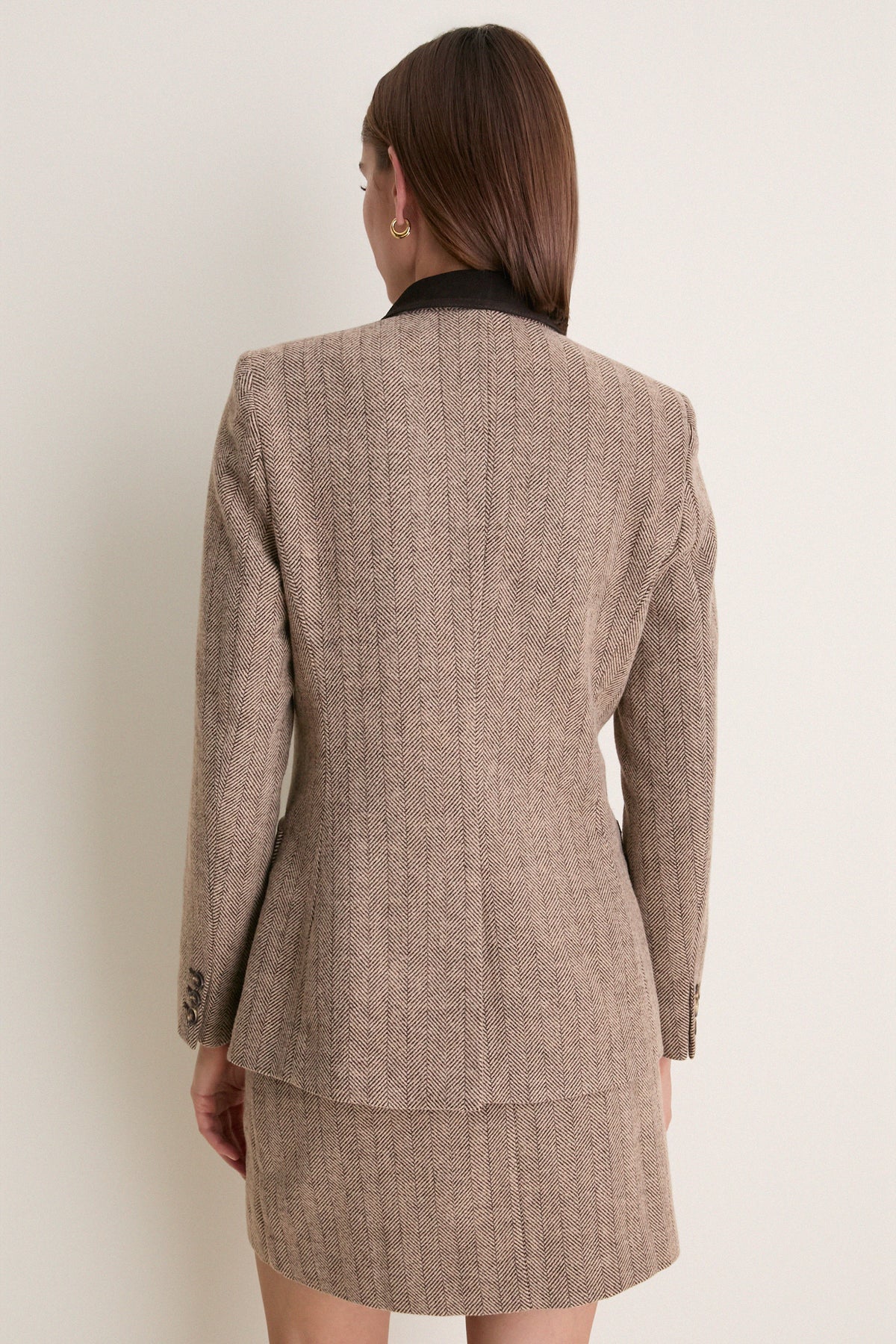 Chestnut Herringbone Cawley Blazer