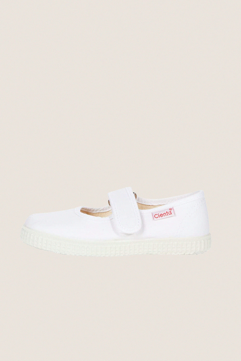 White Velcro Mary Janes