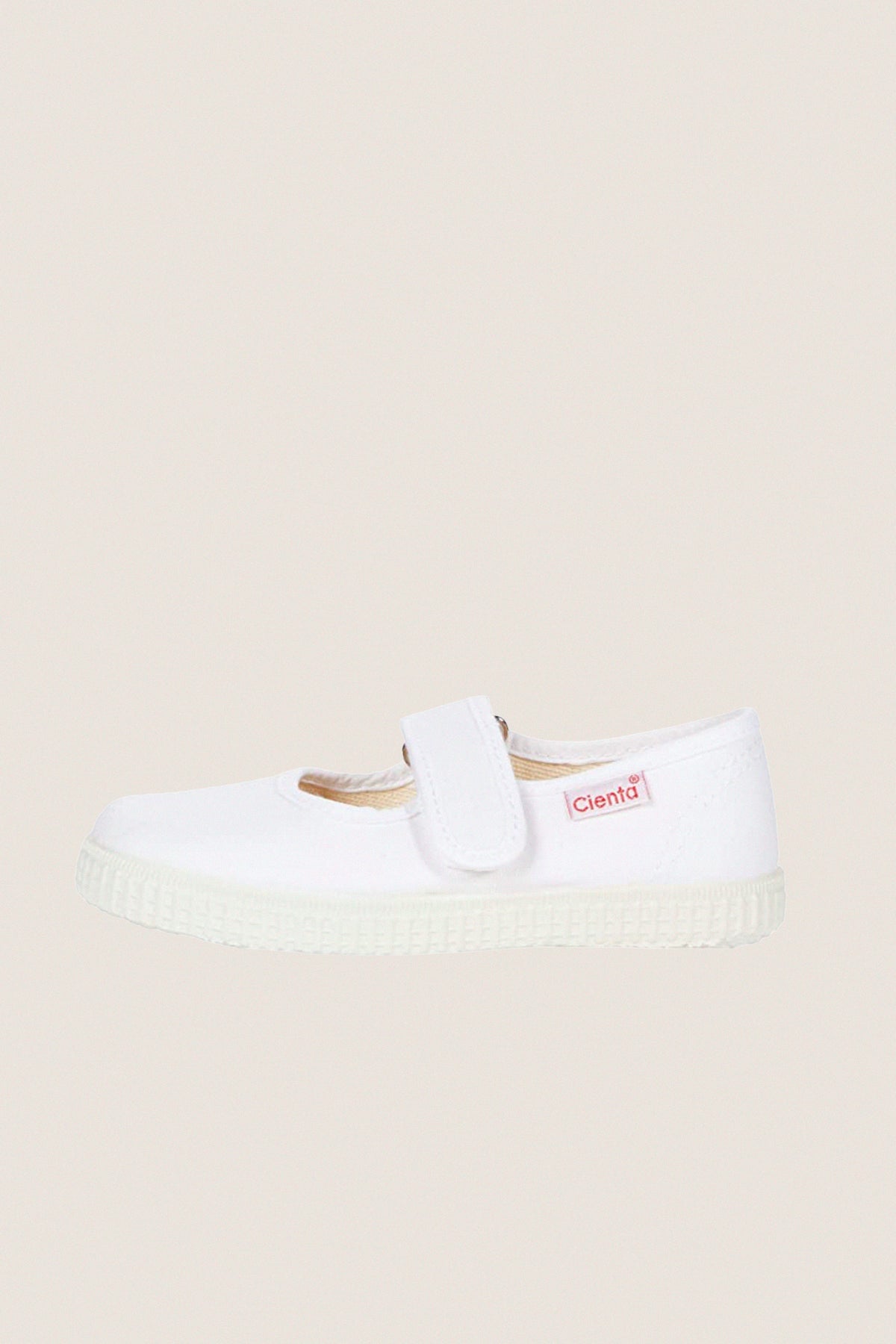 White Velcro Mary Janes