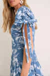 Vintage Blue Floral Marianna Maxi Dress