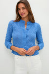 Cornflower Blue Pointelle Capucine Cardigan