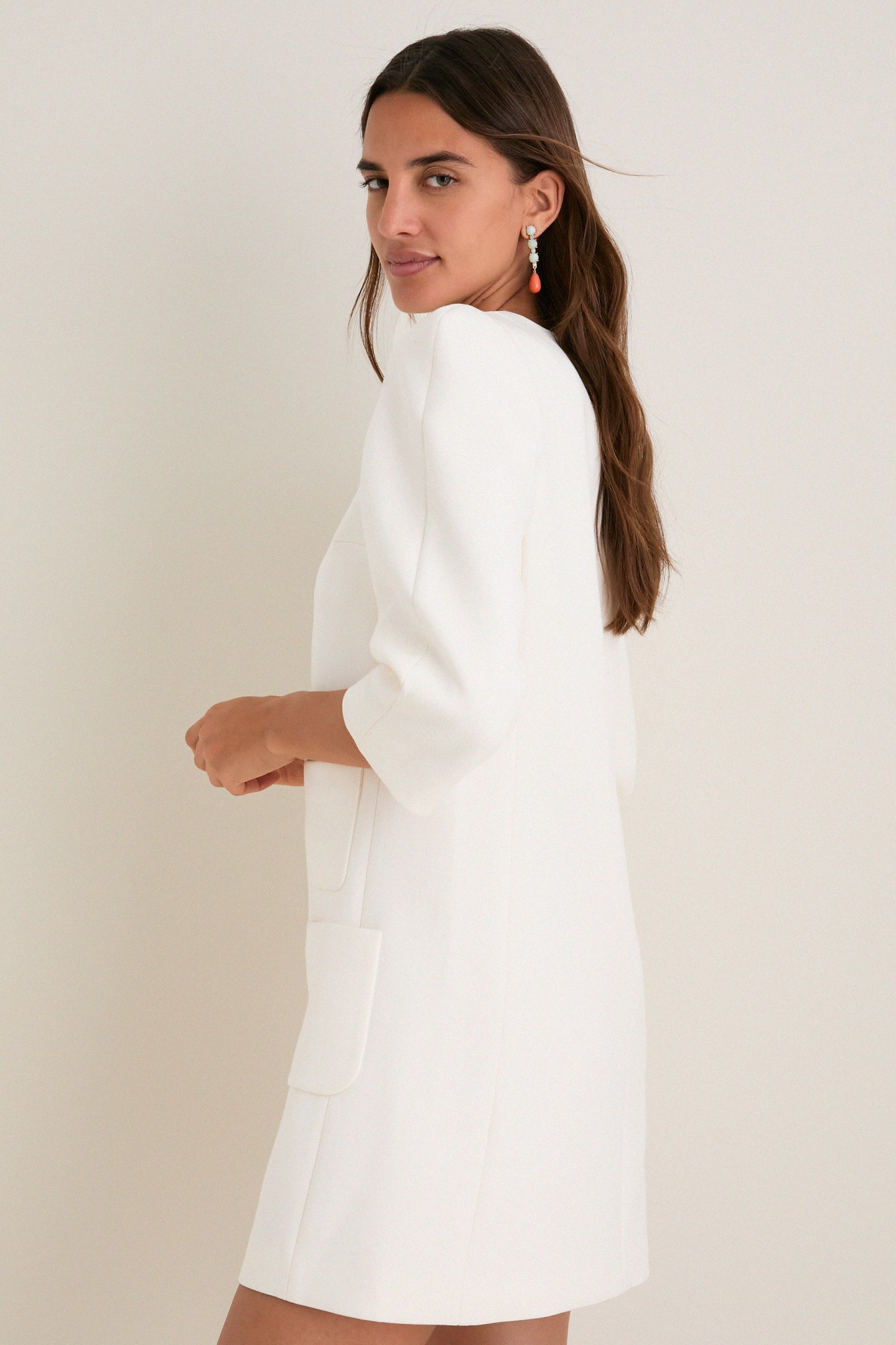 Porcelain Delphine Mini Dress