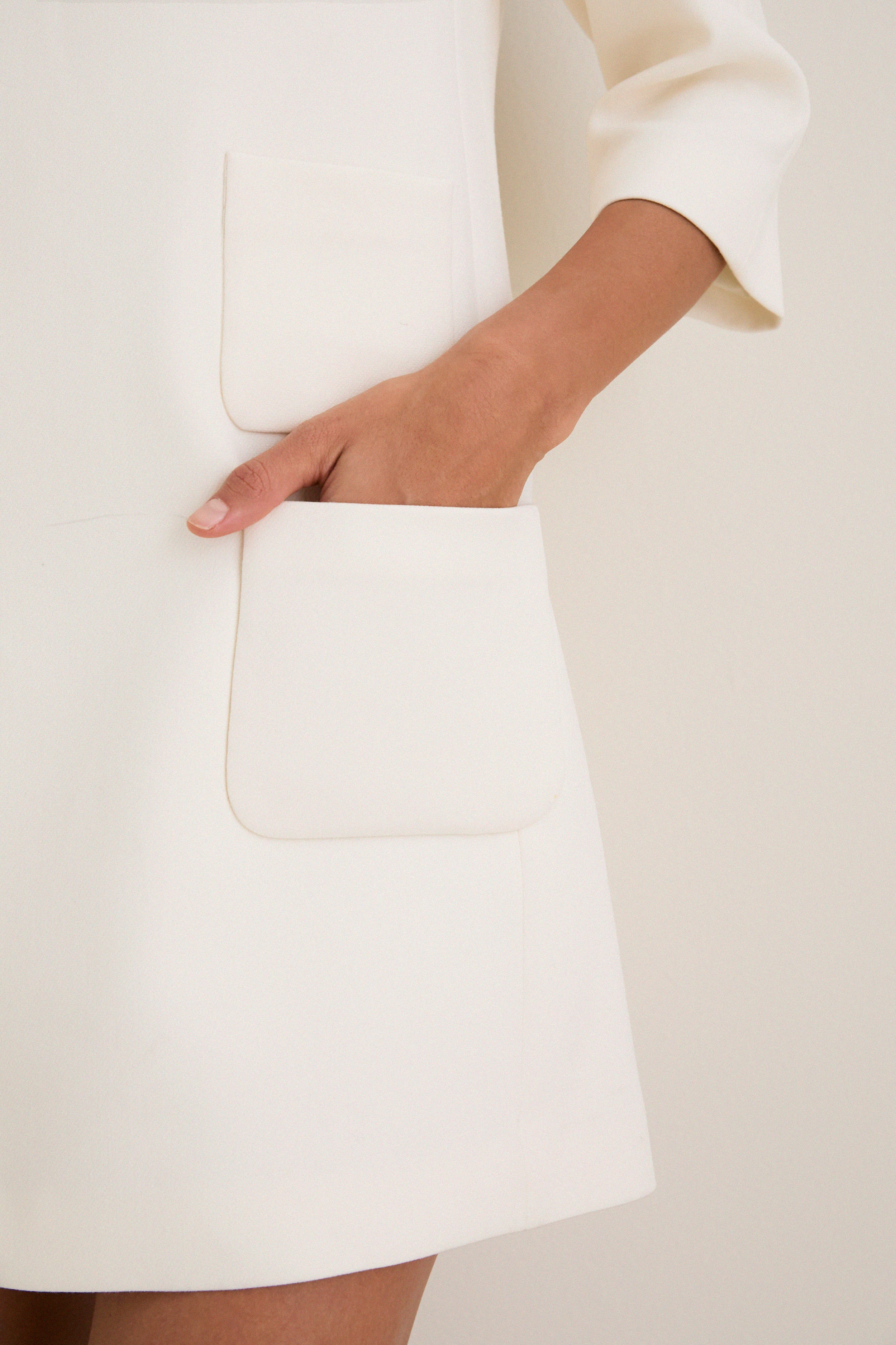 Porcelain Delphine Mini Dress