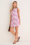 Rosewood Floral Leo Mini Dress