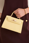 Exclusive Yellow Hariette Handle Bag