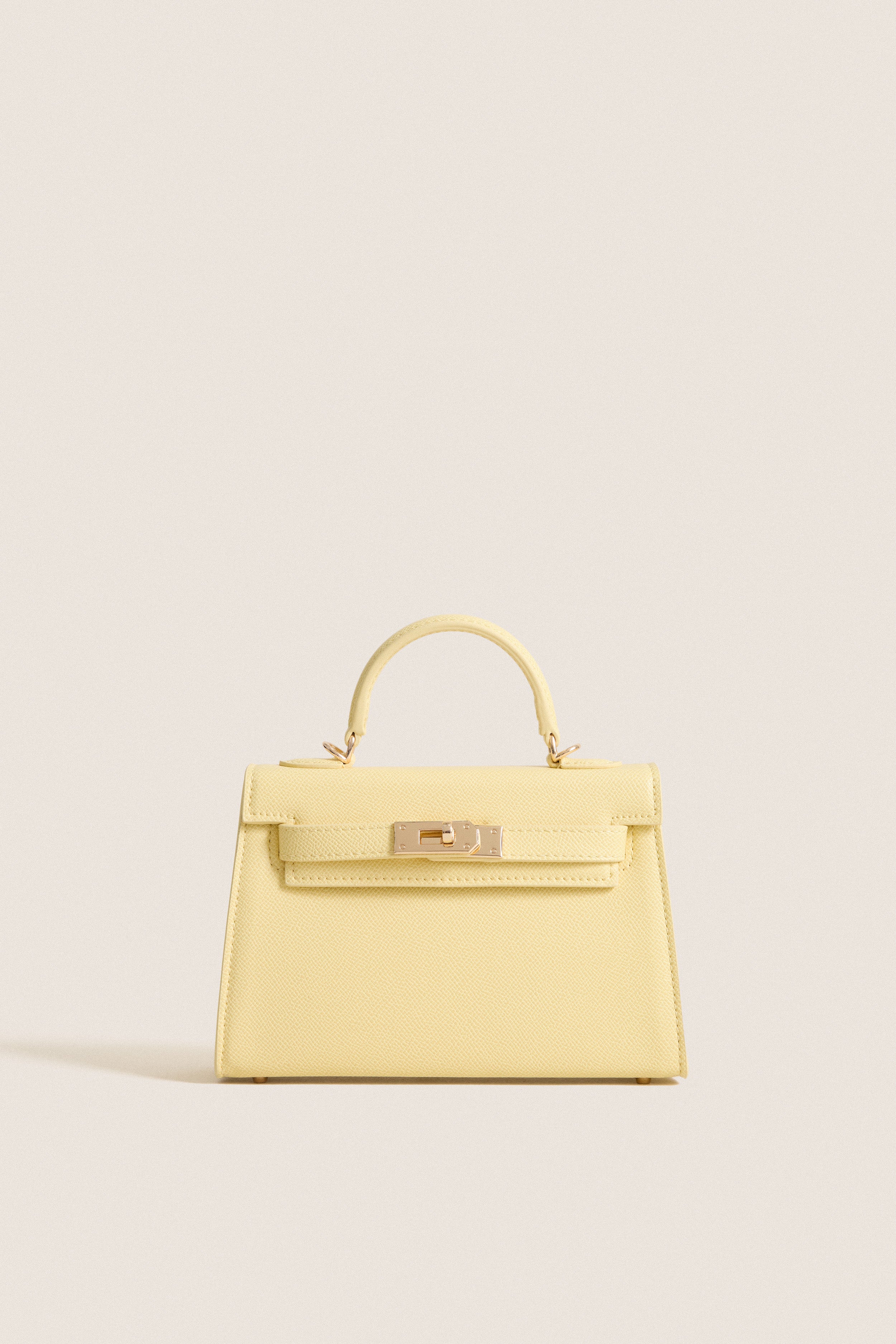 Exclusive Yellow Hariette Handle Bag
