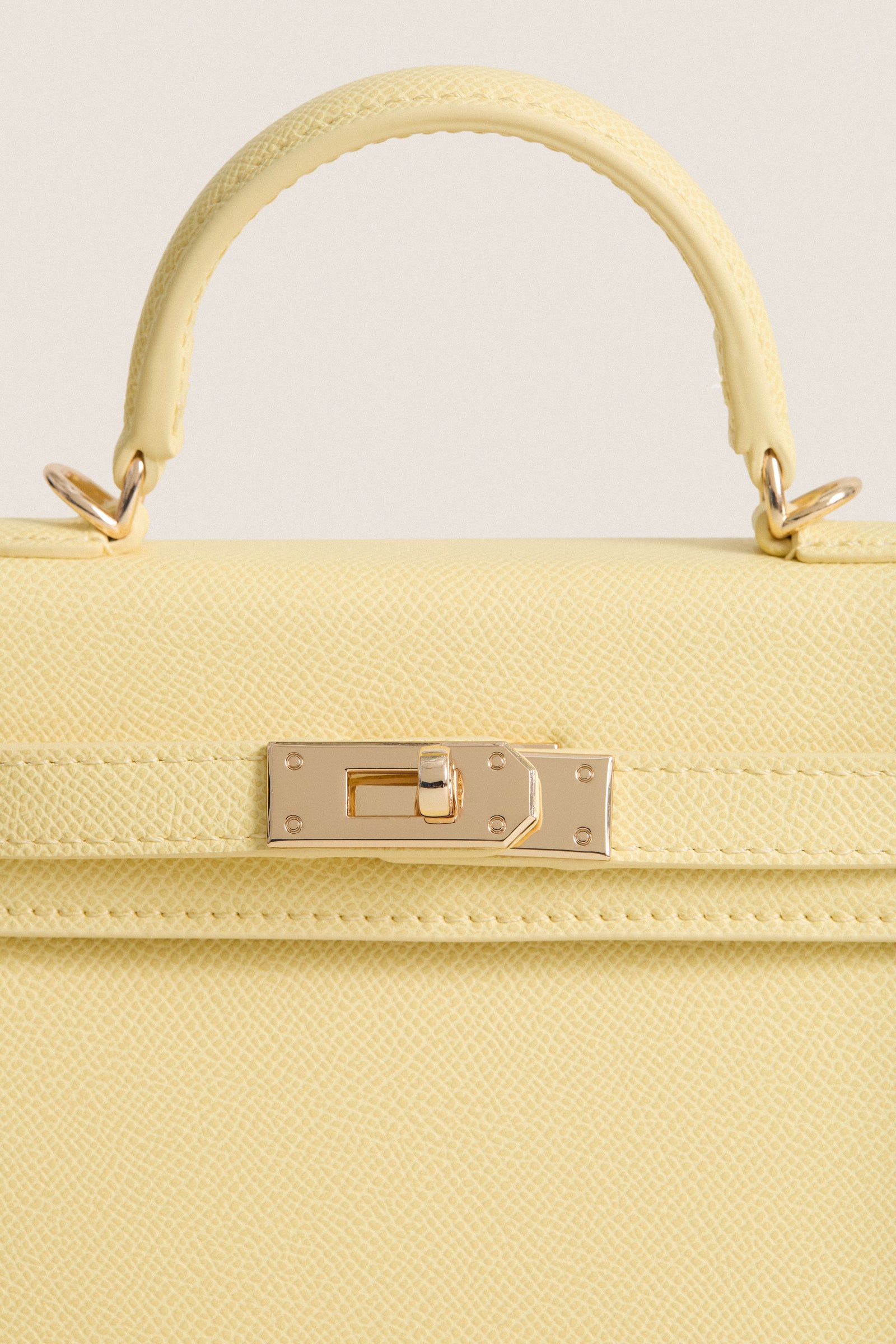 Exclusive Yellow Hariette Handle Bag