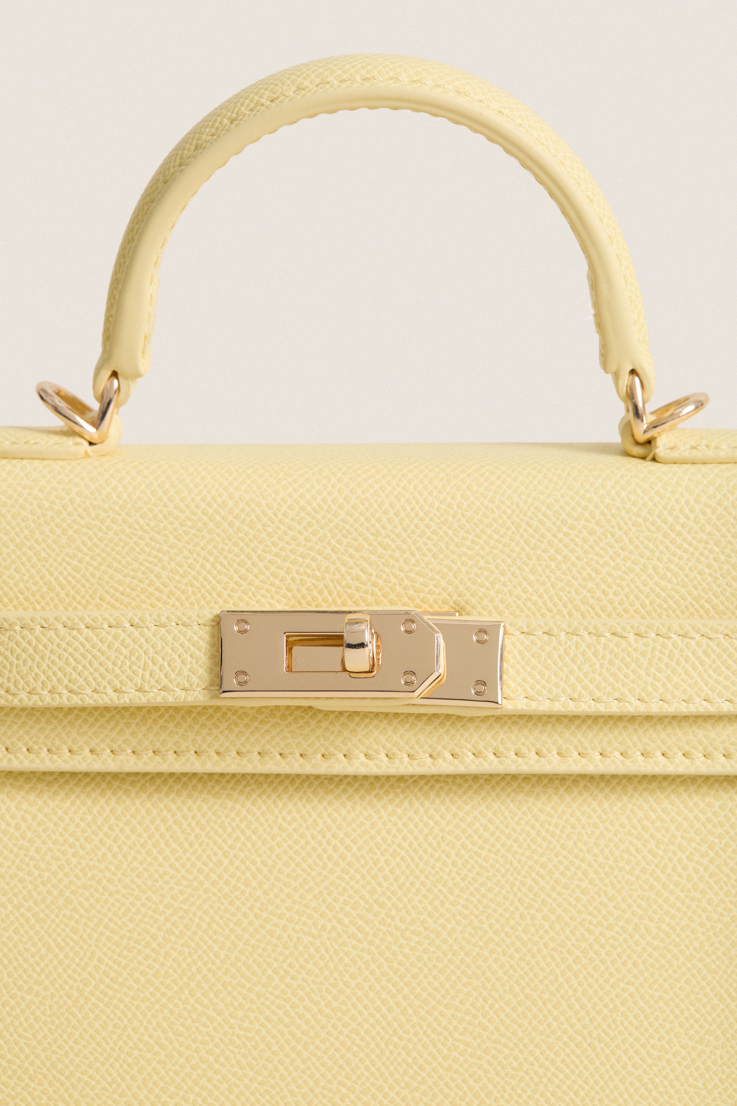 Exclusive Yellow Hariette Handle Bag