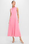 Bubblegum Pink Risa Cowl Neck Gown