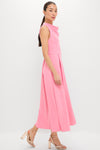Bubblegum Pink Risa Cowl Neck Gown