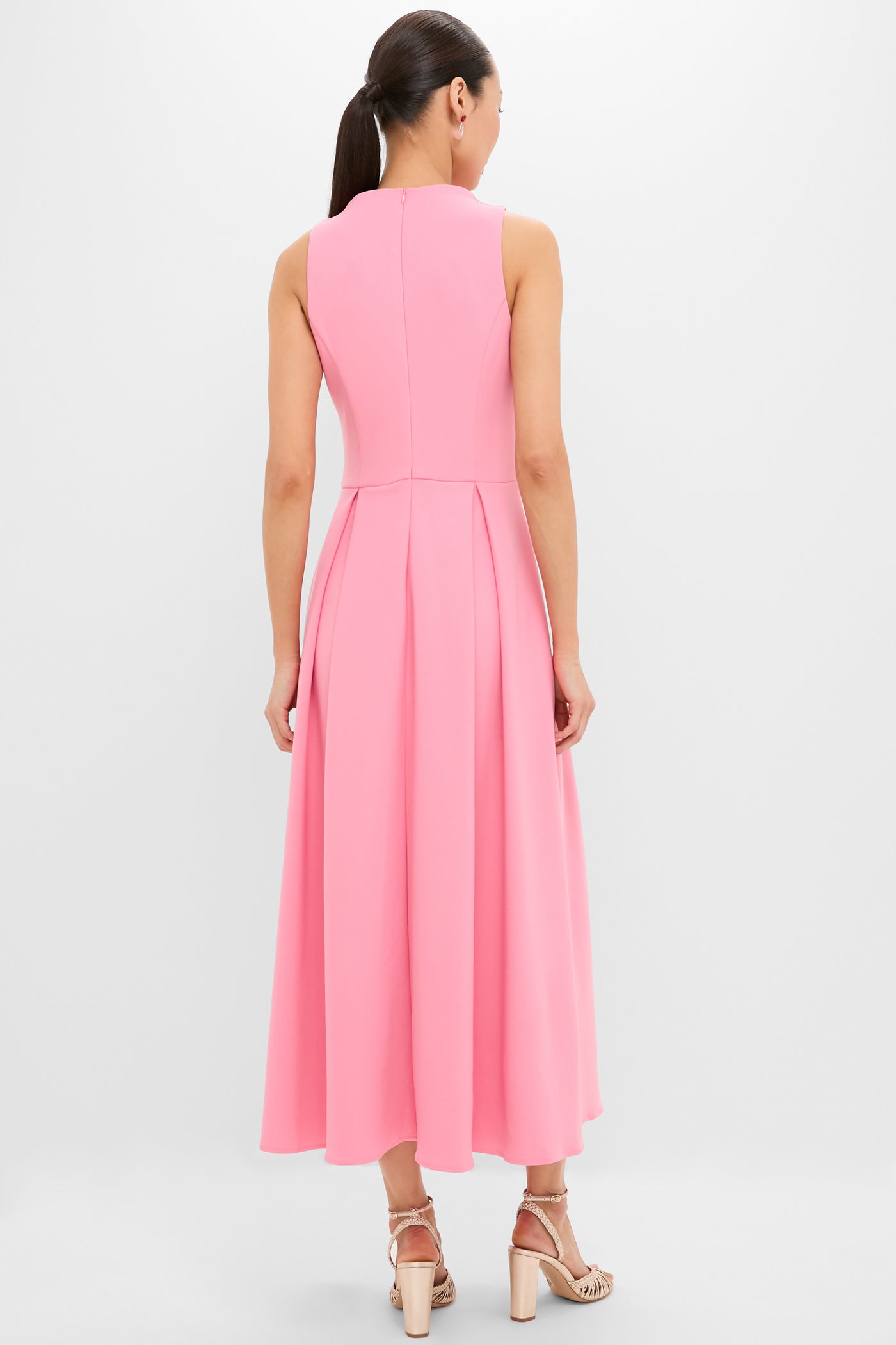 Bubblegum Pink Risa Cowl Neck Gown